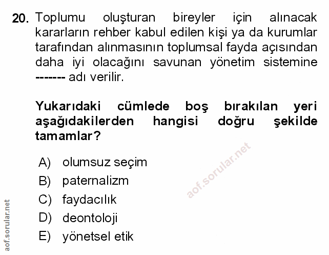 Soru 20