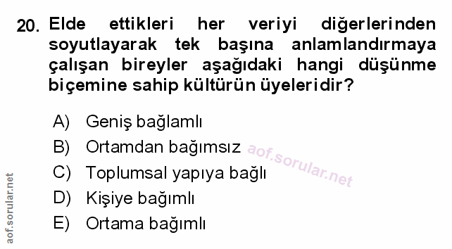 Soru 20