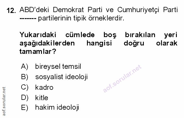 Soru 12