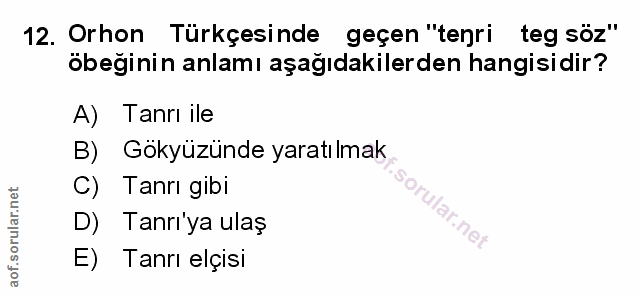 Soru 12