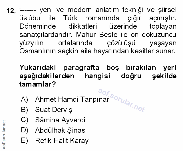 Soru 12