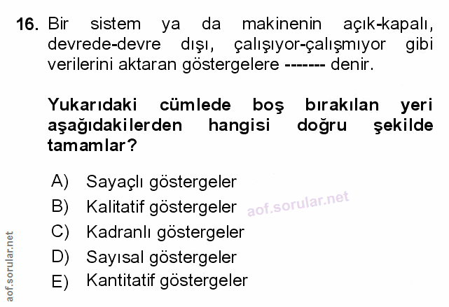 Soru 16