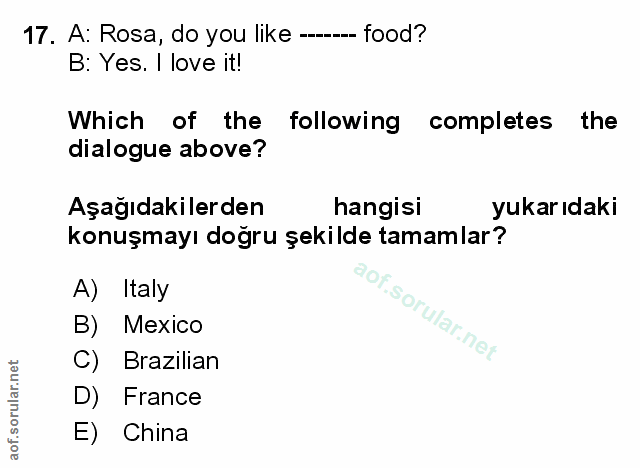 Soru 17