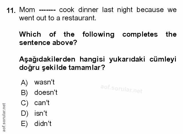 Soru 11
