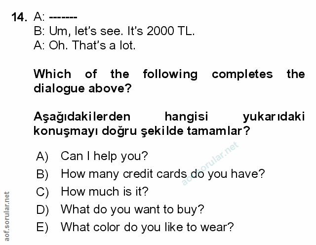 Soru 14