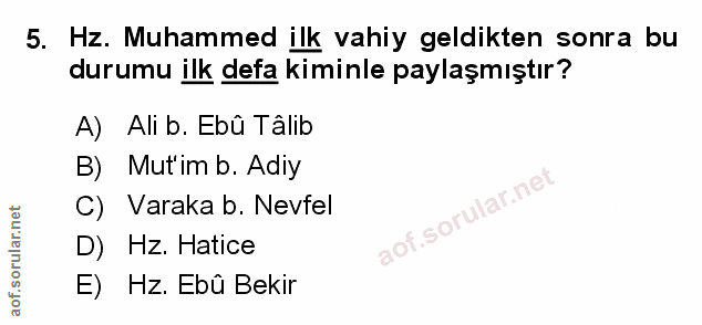 Soru 5