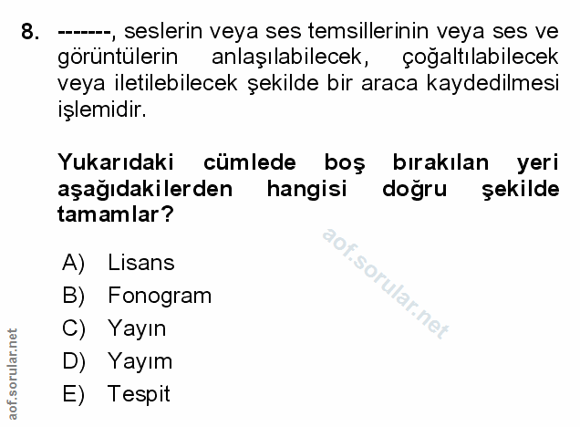 Soru 8