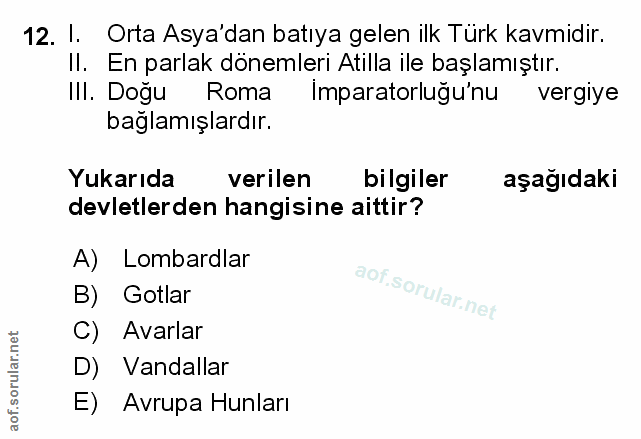 Soru 12
