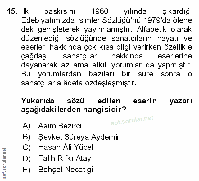 Soru 15