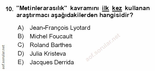 Soru 10