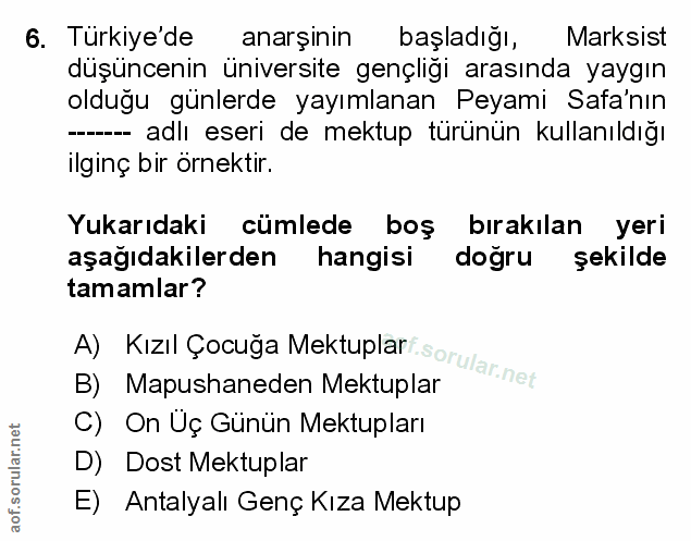 Soru 6