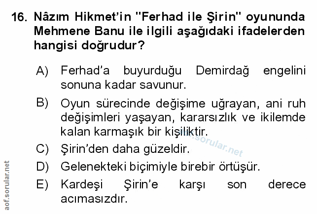 Soru 16