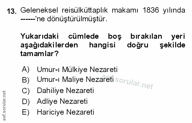 Soru 13