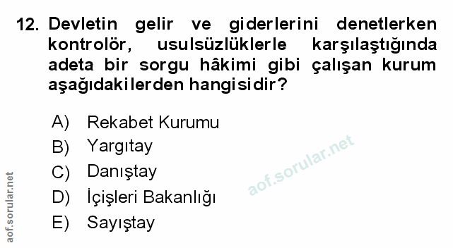 Soru 12
