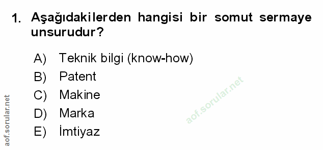 Soru 1