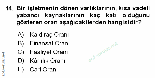 Soru 14