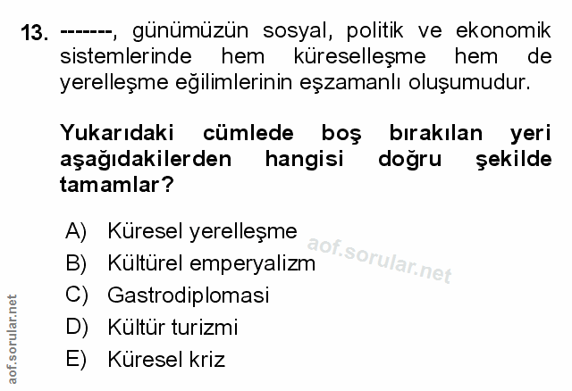 Soru 13