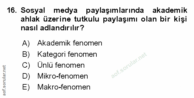 Soru 16