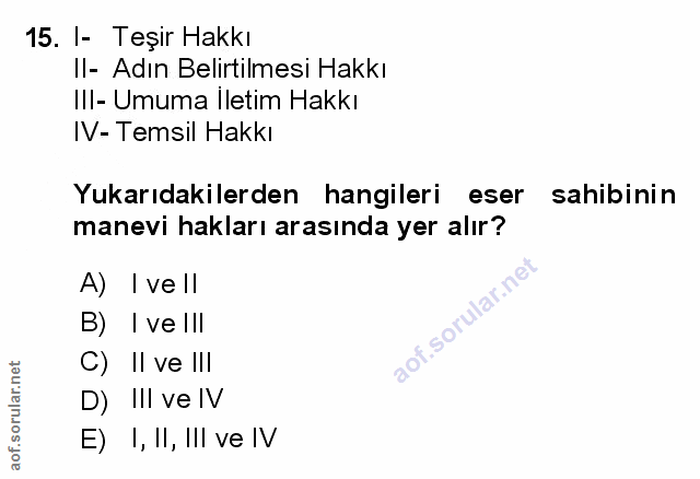 Soru 15