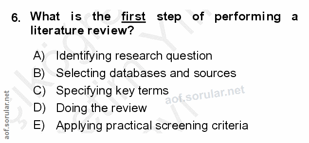 Soru 6