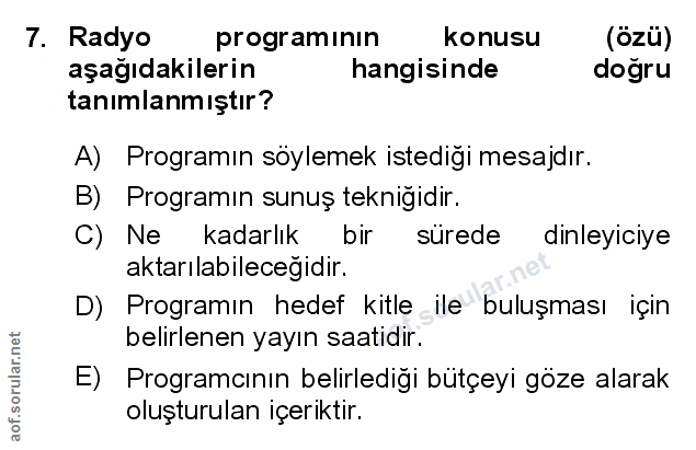 Soru 7