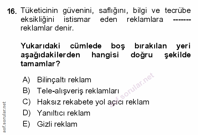 Soru 16