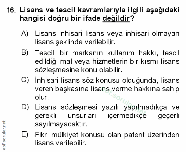 Soru 16