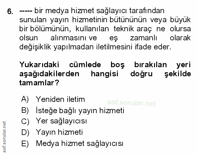 Soru 6