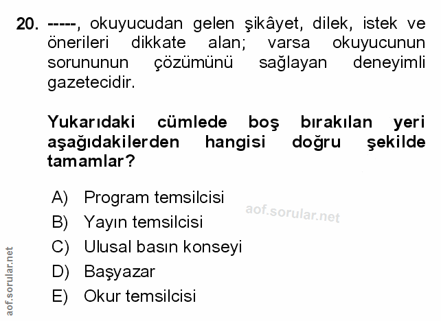 Soru 20