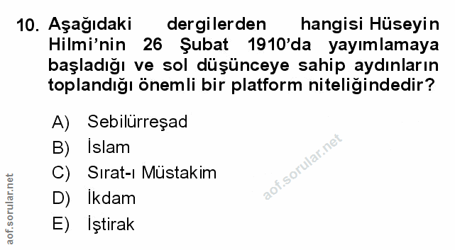 Soru 10