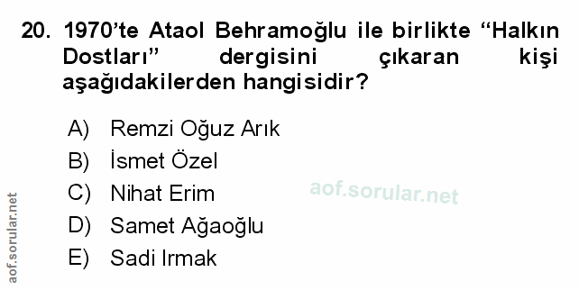 Soru 20