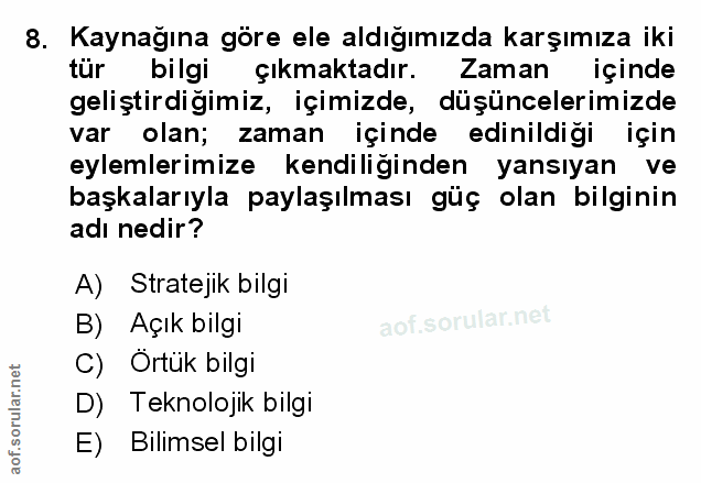 Soru 8