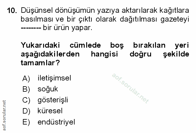 Soru 10