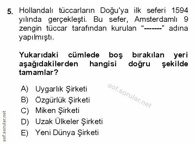 Soru 5