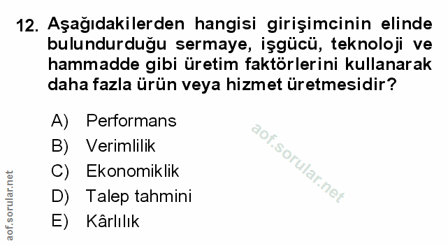 Soru 12