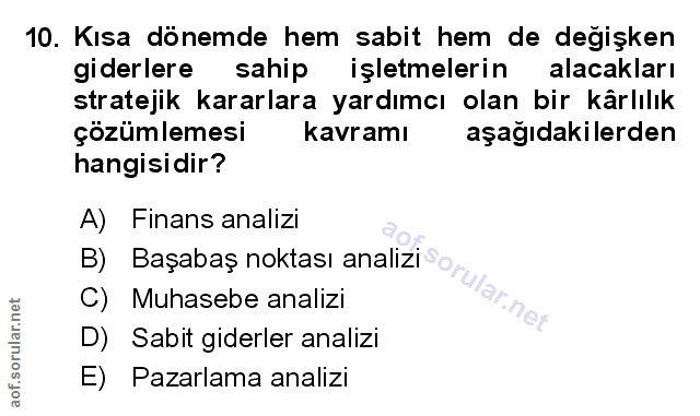 Soru 10