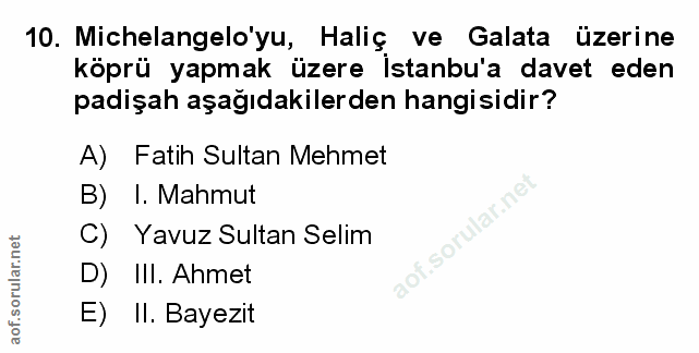 Soru 10
