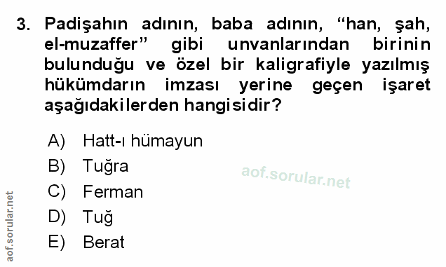 Soru 3