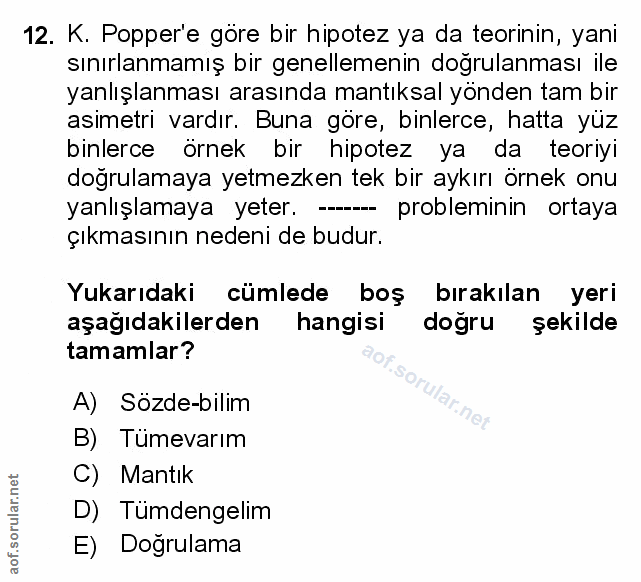 Soru 12