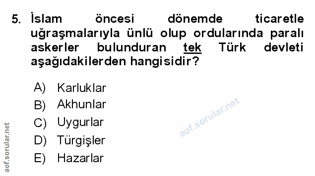 Soru 5
