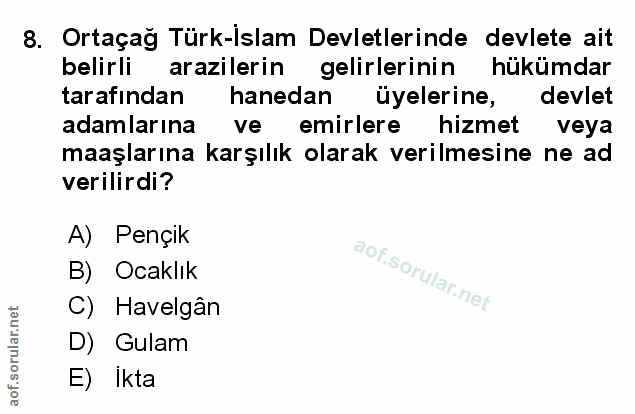 Soru 8