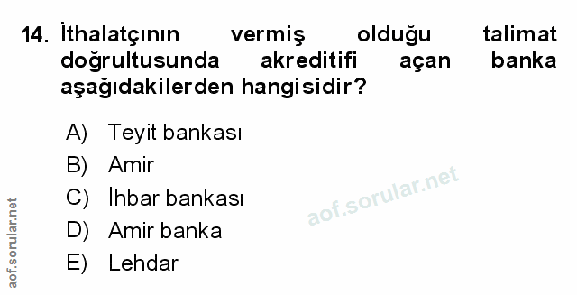 Soru 14