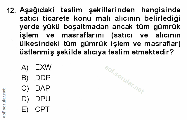 Soru 12