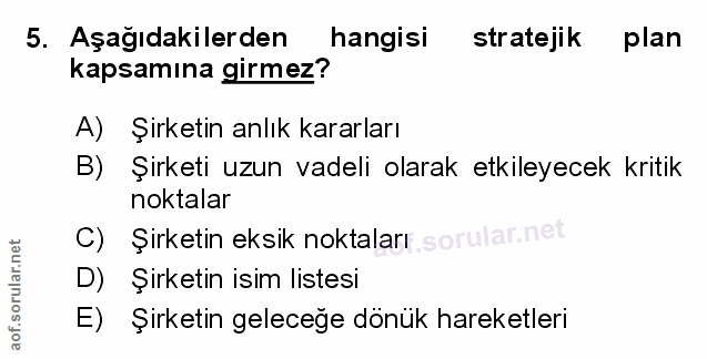 Soru 5