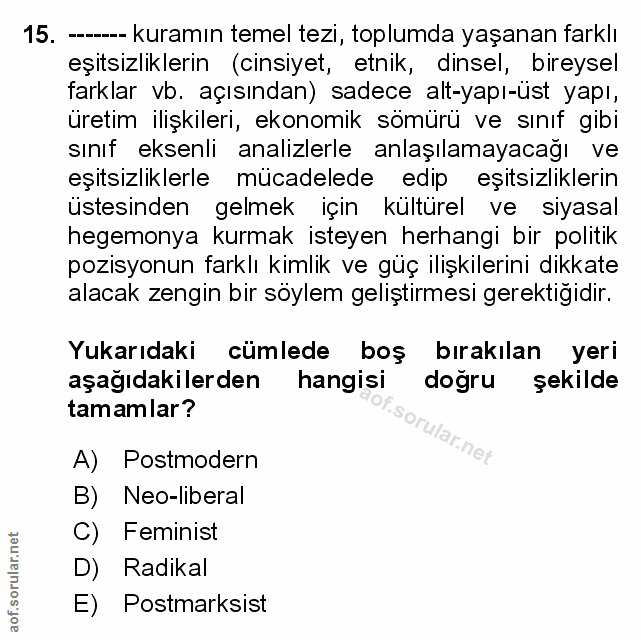 Soru 15