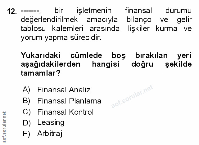 Soru 12
