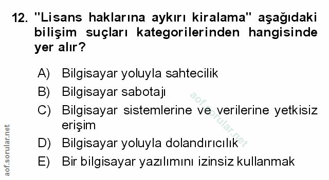 Soru 12