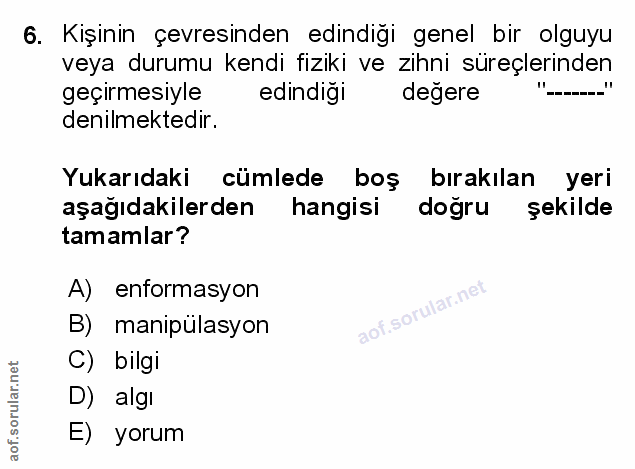 Soru 6