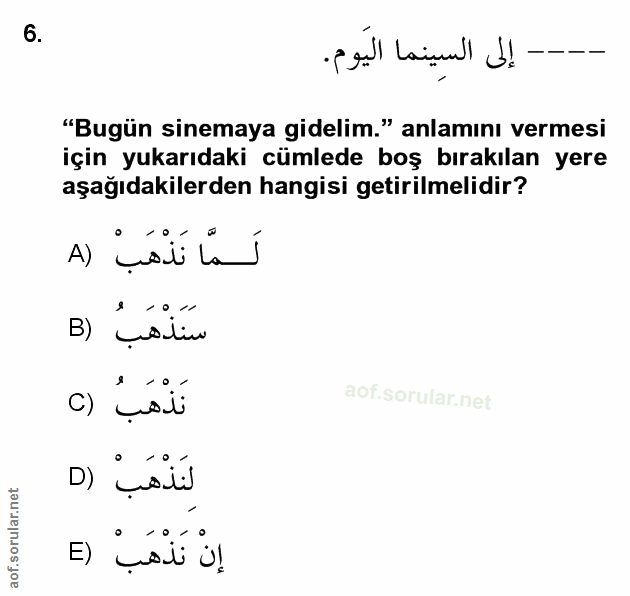 Soru 6