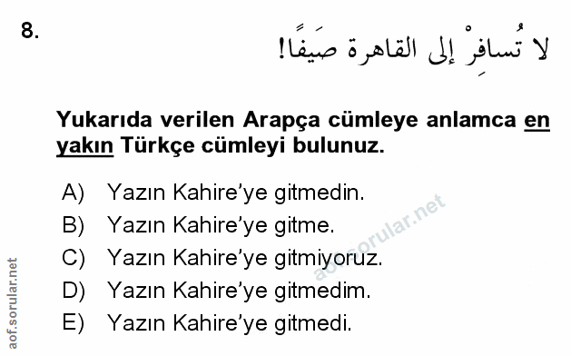 Soru 8